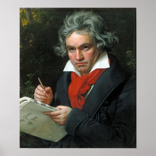 Beethoven Portrait Poster (Voorkant)