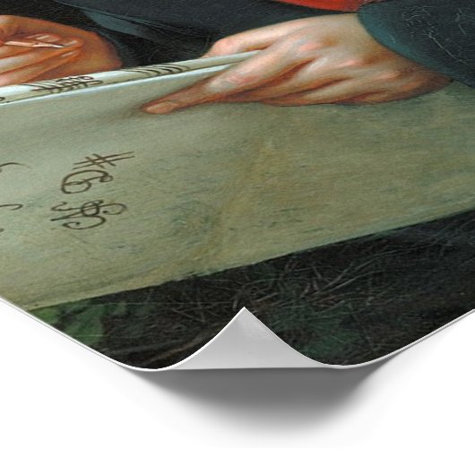 Beethoven Portrait Poster (Hoek)