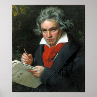 Beethoven Portrait Poster