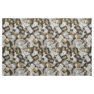 Beethoven Portraits Fabric Stof