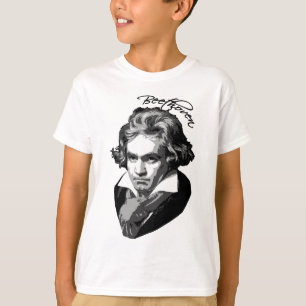 Beethoven Portret op T-shirten, -Mokken, -cadeaus T-shirt