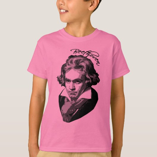Beethoven Portret op T-shirten, -Mokken, -cadeaus T-shirt (Voorkant)
