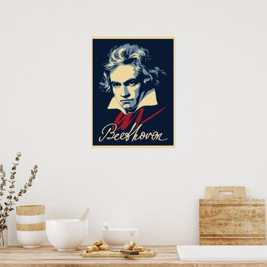 Beethoven Poster (Keuken)