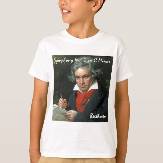Beethoven Product Fine Art Klassiek Collectie T-shirt (Voorkant)