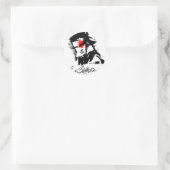 Beethoven Punk Ronde Sticker (Tas)