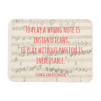 Beethoven Quote Magnet Magneet