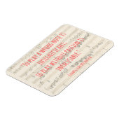 Beethoven Quote Magnet Magneet (Linkerzijde)