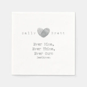 Beethoven Quote Napkin Servet