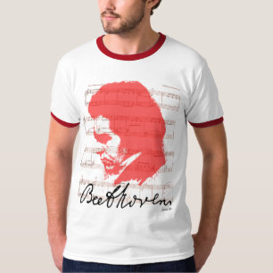 BEETHOVEN RED T-SHIRT