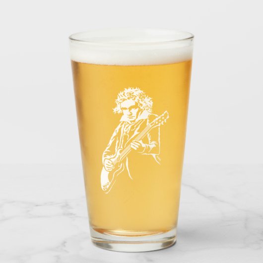 Beethoven Rock! Glas (Voorkant gevuld)
