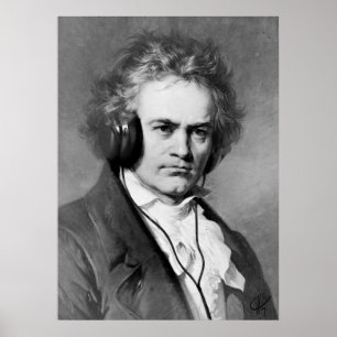 Beethoven Rocks - Art Print