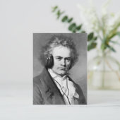 Beethoven Rocks Briefkaart (Staand voorkant)
