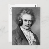 Beethoven Rocks Briefkaart (Voorkant / Achterkant)