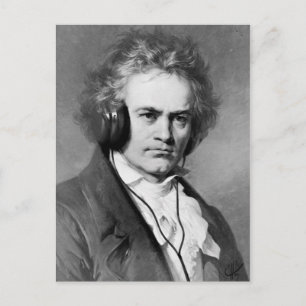 Beethoven Rocks Briefkaart