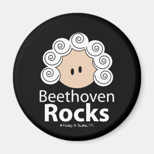Beethoven Rocks Magnet