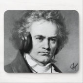 Beethoven Rocks Muismat (Voorkant)