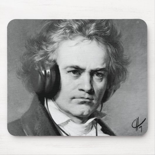 Beethoven Rocks Muismat (Voorkant)