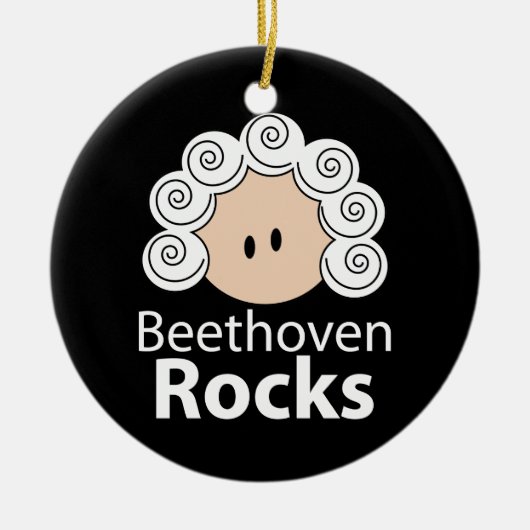 Beethoven Rocks Ornament (Voorkant)