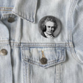 Beethoven Rocks Ronde Button 5,7 Cm (In situ)
