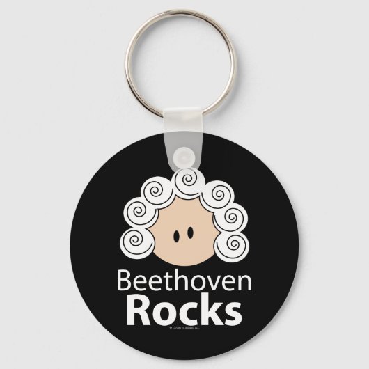 Beethoven Rocks Sleutelhanger (Voorkant)