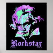 Beethoven Rockstar Poster (Voorkant)