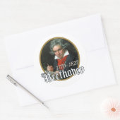 Beethoven Ronde Sticker (Envelop)