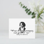 Beethoven-S Briefkaart (Staand voorkant)