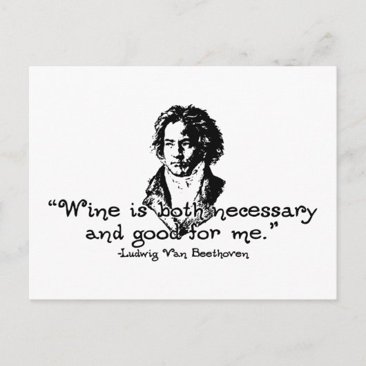 Beethoven-S Briefkaart (Voorkant)