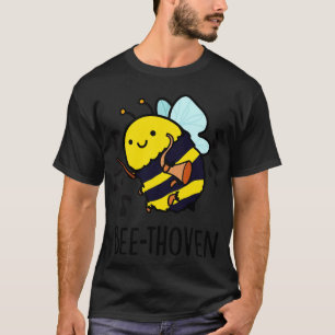 Beethoven Schattigee muziek Bee Pun T-shirt