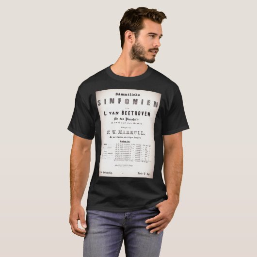 Beethoven Sinfonien Classic T-Shirt (Voorkant volledig)