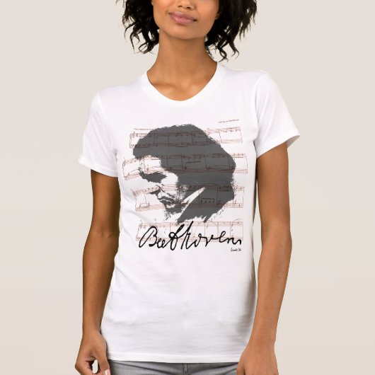 BEETHOVEN SKETCH T-SHIRT (Voorkant)