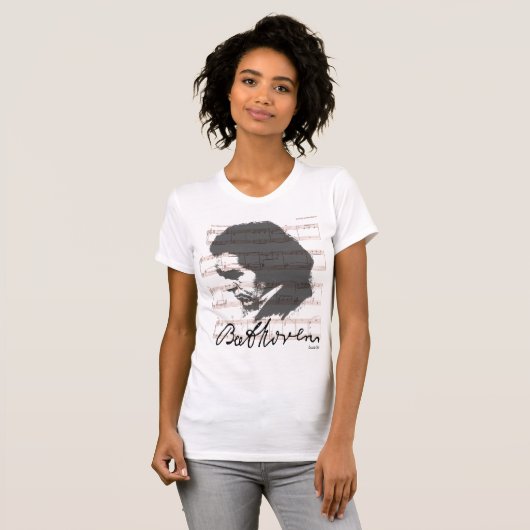 BEETHOVEN SKETCH T-SHIRT (Voorkant volledig)