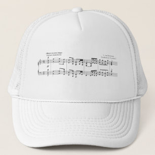 Beethoven Symfonie #9 (zwart) Trucker Pet