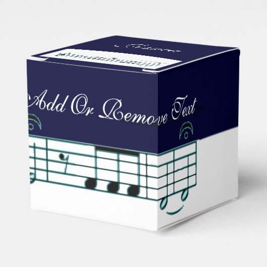 Beethoven Symfonie nr. 5 (blauw) Bedankdoosjes (Voorkant Zijde)