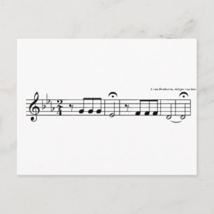 Beethoven Symfonie nr. 5 Briefkaart