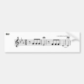 Beethoven Symfonie nr. 5 bumperstickers (Voorkant)