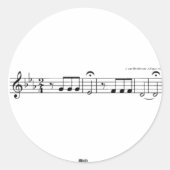 Beethoven Symfonie nr. 5 Stickers (Voorkant)