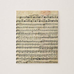 Beethoven Symfonie nr. 9 Puzzle Legpuzzel