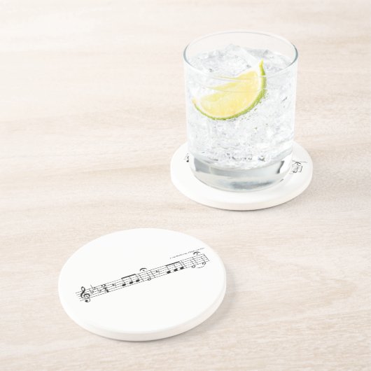 Beethoven Symphony No. 5 Coster Zandsteen Onderzetter (Zijkant)