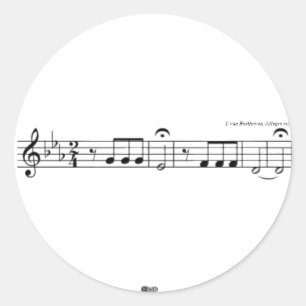 Beethoven Symphony No. 5 Stickers