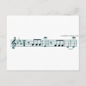 Beethoven Symphony nr. 5 Briefkaart (Voorkant)