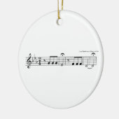 Beethoven Symphony nr. 5 Keramisch Ornament (Links)