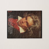Beethoven "Van de Hemel" Liefde Citaat Jigzaag Puz Legpuzzel (Horizontaal)