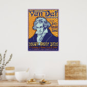 Beethoven - Van Def Poster (Keuken)