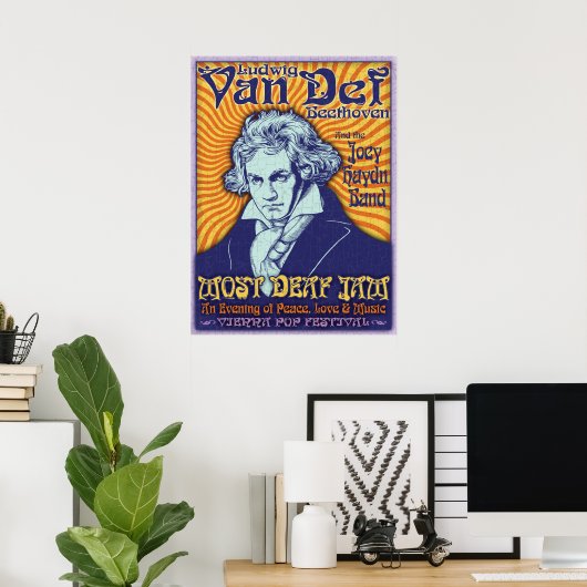 Beethoven - Van Def Poster (Thuiskantoor)