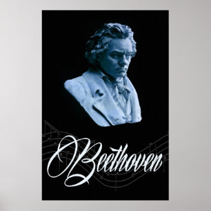 Beethoven van Moonlight 36 x 24 Poster