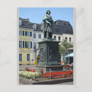 Beethoven (volledig) Statue Bonn Duitsland Briefkaart