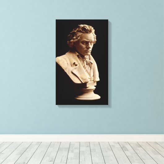 Beethovenbasue Canvas Afdruk (Insitu (Houten vloer))