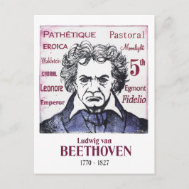 Beethovenbriefkaart Briefkaart