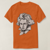 Beethovencomposer pianist t-shirt (Design voorkant)